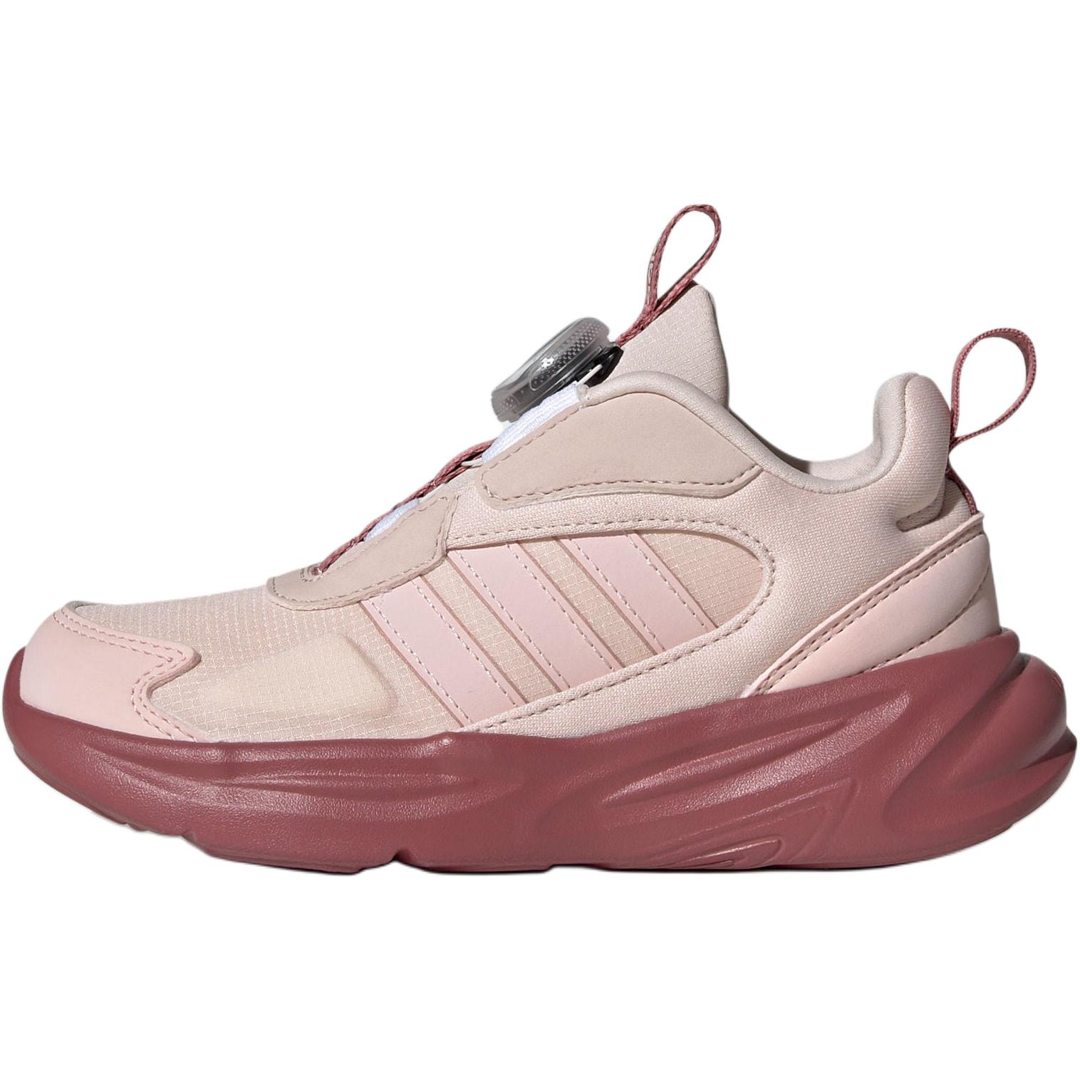 

новые детские кроссовки Adidas Ozelle с низким верхом, устойчивые к истиранию, для повседневной носки, розовые 37