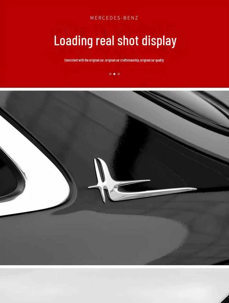 Mercedes-Benz C- & E-Klasse Langversion Seitenlogo Dekorative Autoaufkleber