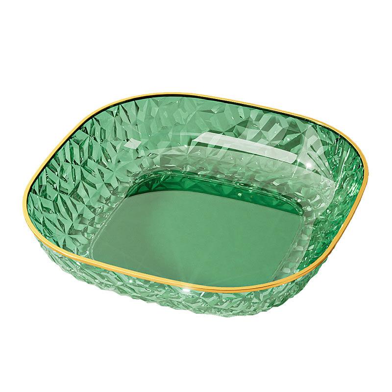 Spit Bone Plate Household Food Grade Snack Plate Fruit Plate Light Luxury Dining Table Garbage Residue Plate High-Grade Small Plate Plate