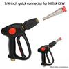 AT21-For Nilfisk KEW ALTO WAP CALM Compatible High Pressure Wash Adaptor With 1/4Inch Quick Connect Spraying Nozzles