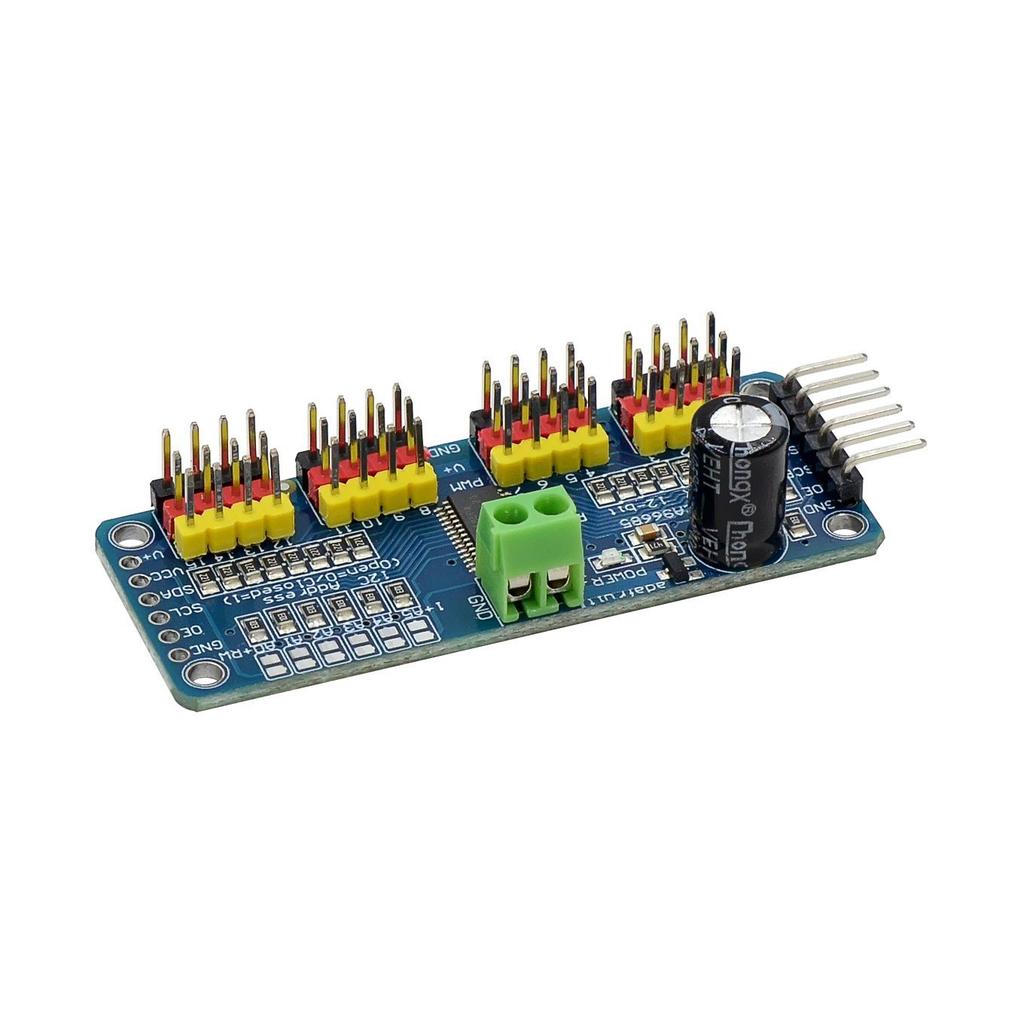 PCA9685PW 16 Channel 12-bit PWM/Servo Driver-I2C Interface PCA9685 Module for Raspberry Pi Shield Module Servo Shield
