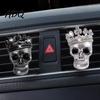 Car Scent Diffuser Accessories Crown Skull Air Freshener Vent Clip Fragrance Diffuser Metallic Unique Interior Styling Gothic Auto Decoration
