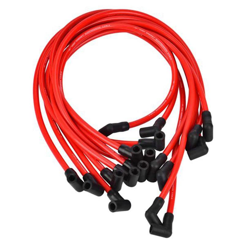 NEW-Ignition Wire Set For  AM General Isuzu HEI SBC BBC 350 350383454 2 Set 10.5MM Spark Plug Wire SP10-390-1010