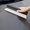 Silicone Car Wash Squeegee: Soft Rubber Water Scraper & Windshield Wiper Tool.