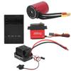 4300KV RC Brushless Motor 60A ESC Programming Card Kit Universal for 18 110 Remote Control Car