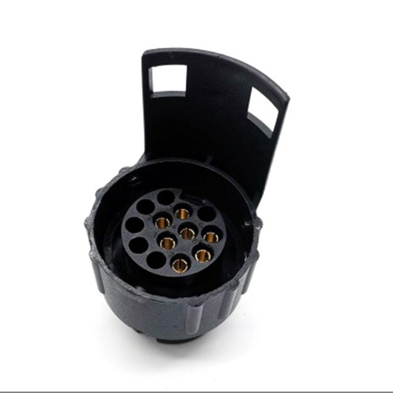7 Pin To 13 Pin Plug Adapter Trailer Connector Towbar Towing Durable Waterproof Plugs Socket Adapter Protects Connection
