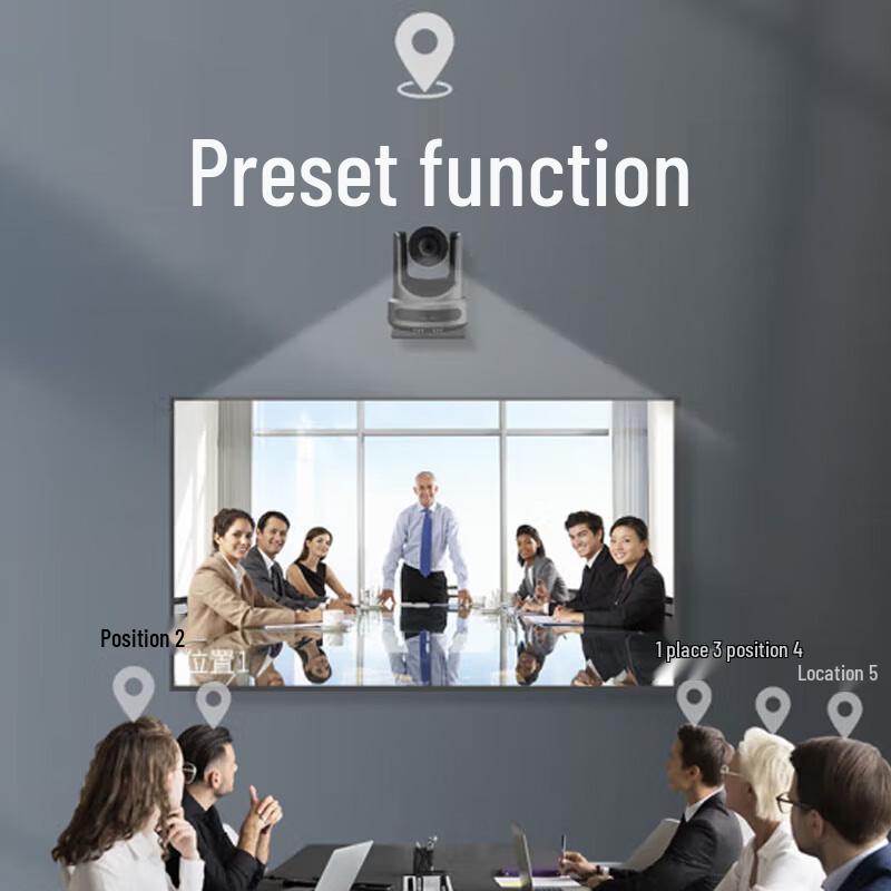 VHD 1080P AI Tracking PTZ Conference Camera (CN version)