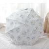 Double-Layer Lace Embroider Sun Umbrella Thickened Sun Protection UV Protection Dual-Use Black Glue Sun Umbrella Automatic Umbrella Female