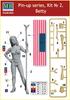 Master Box 1/24 Scale Pin-Up Series Betty Bikini Stars and Stripes Plastic Model Kit MB24002