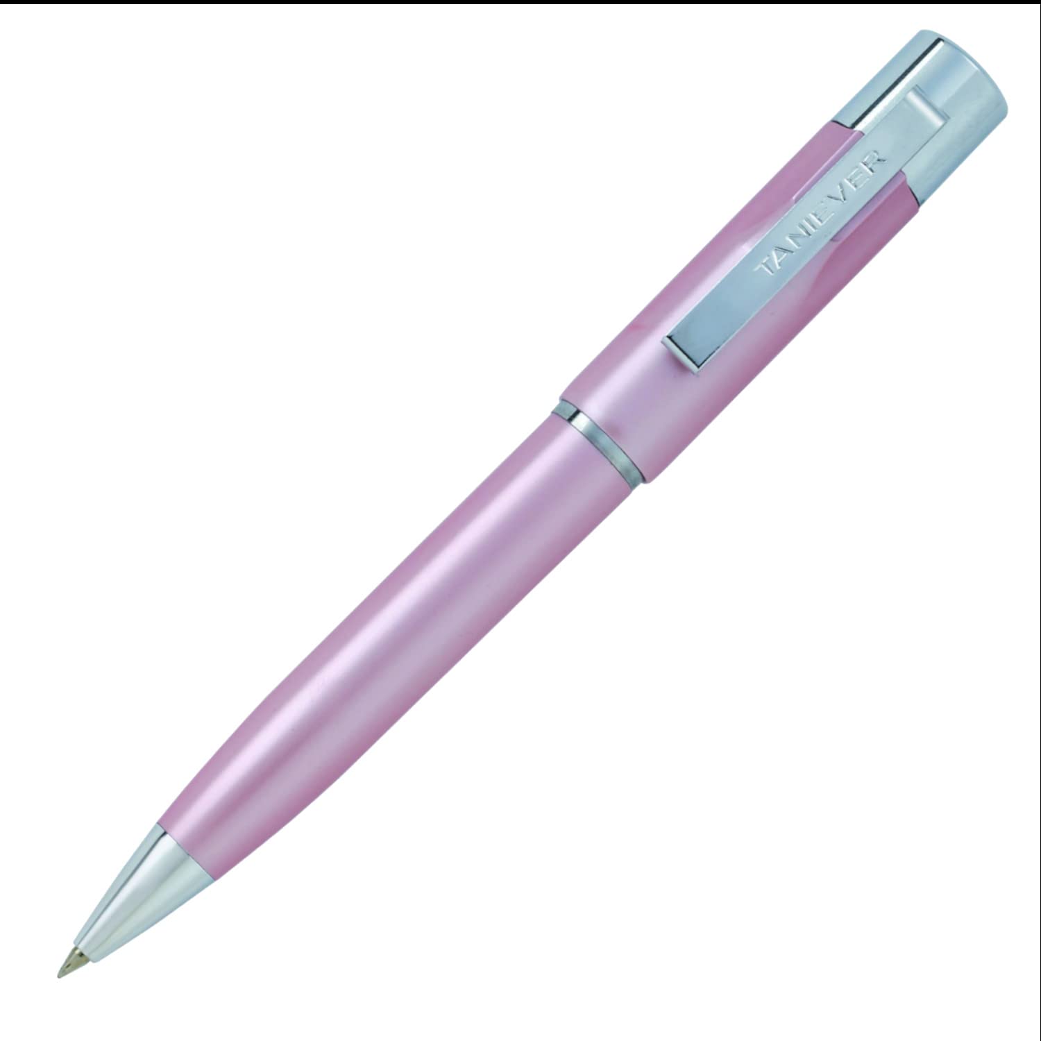 Шариковая ручка Taniever с печатью Stanpen Web Pink Seal, G, Выдвижная, Заказ, TSK-07002 розовый