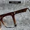 Y2k Oversized Frame Reading Glasses Women Leopard Print Blocking Blue Light Presbyopic Spectacles Eyeglasses Clear Lens
