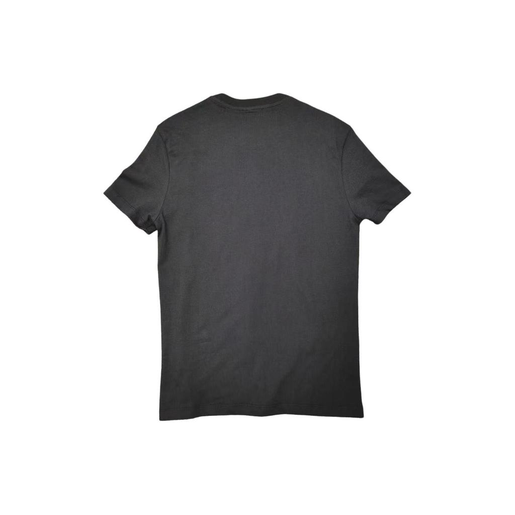 VERSACE T-Shirts Men's Black Crew Neck Moderate Straight Fit 1012174-1A08822-5B070
