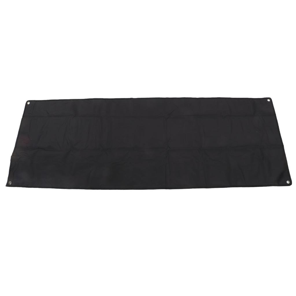 Outdoor Shooting Mat Roll Up Shooting Pad for Field Training Camping Double Sided Water Repellent Black