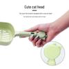 Macaron Cat Litter Scoop: Thick, Lightweight, Grid-Style Pet Shovel