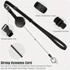 2Pcs Retractable ABS Badge Reel Belt Clip ID Name Tag Holder For Hospital Student Security Staff Lanyard Accessory