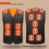 Unisex USB Heated Neoprene Vest - Smart, Constant Temperature Winter Wear