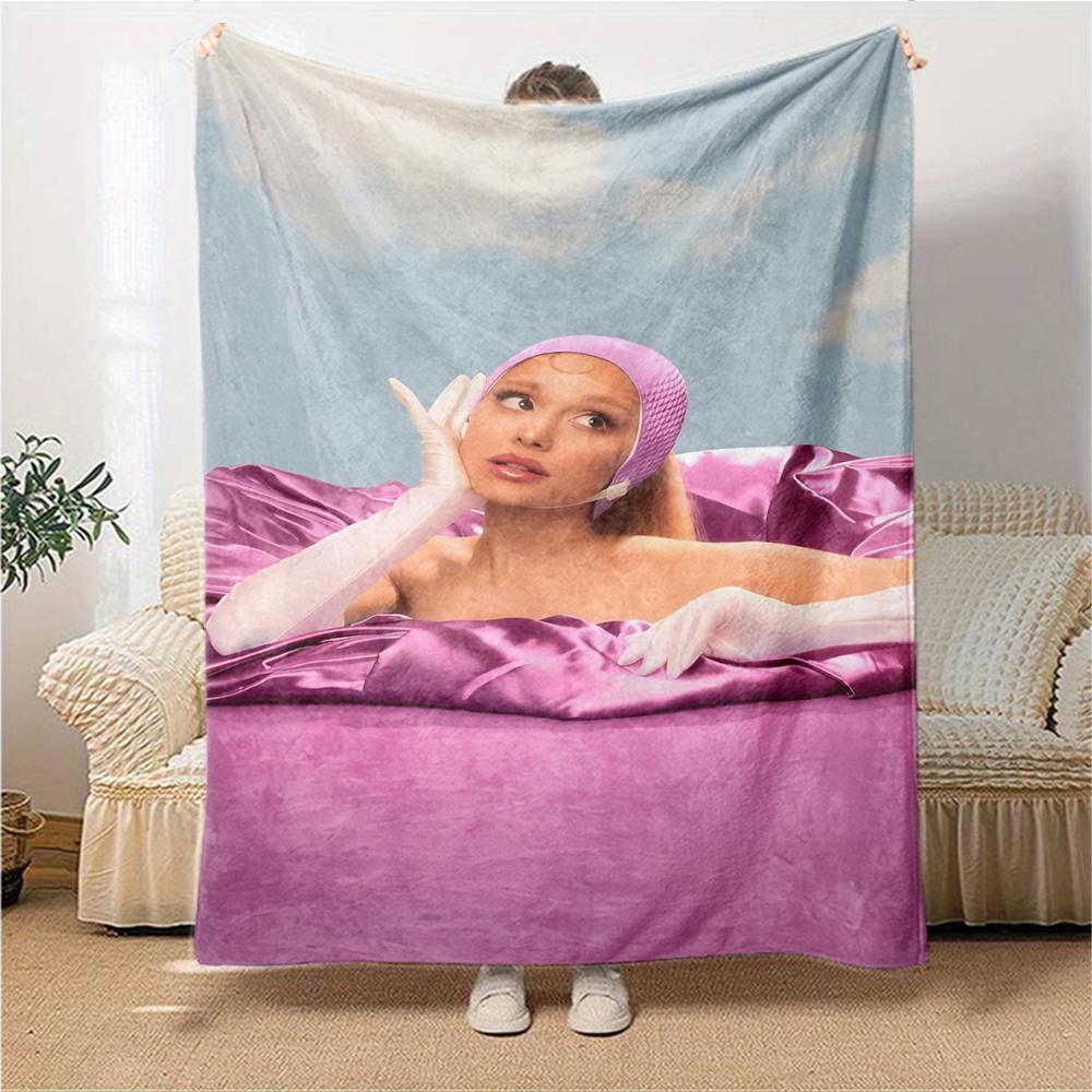 Pink Fantasy Dream Blanket Soft Throw Blanket For Home Bedroom Bed Sofa Travel Office Solid Christmas Blanket