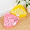 Triangular Rabbit Litter Box Medium Pet Toilet Potty Ferrets Potty Tray  Ferret Hamster