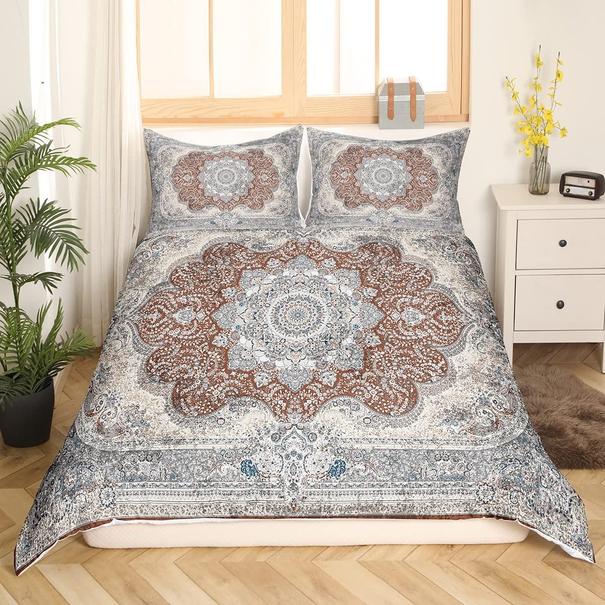 

Comforter Sun And Moon Printed Bedding Set Bohemian Tribal For Kids Adults Boho Exotic Comforter Bedroom Comforter (quilt)-EU Single(135*200cm)3pcs