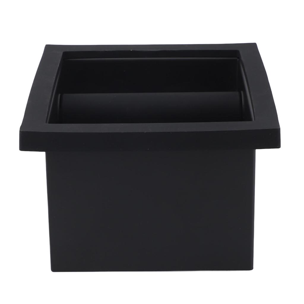 Kaffee Abschlagbox Bodenlos Eingebettet Rechteckig Gummi Stahl Kaffee Entsorgungsbox für Küche Kaffee