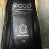 ECCO Premium Short Leather Boots Black size 42 26.5-27.0(USED)