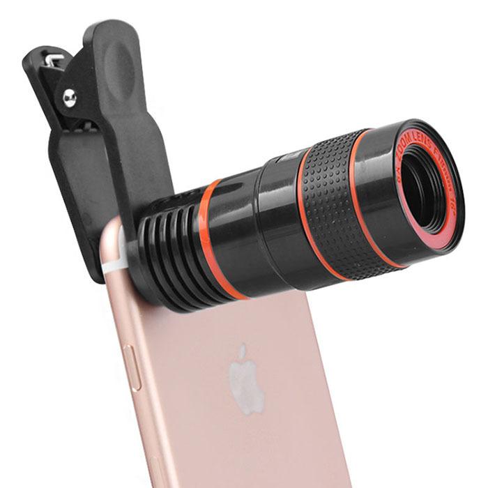 Clip universale esterna per fotocamera universale per telescopio ad alta definizione per telefono cellulare nuova 8×18 all'ingrosso della fabbrica.