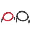 10ft 10AWG Solar Panel Extension Cable with Female Male Connector Universal for Camper Truck Off Road Vehicle Red and