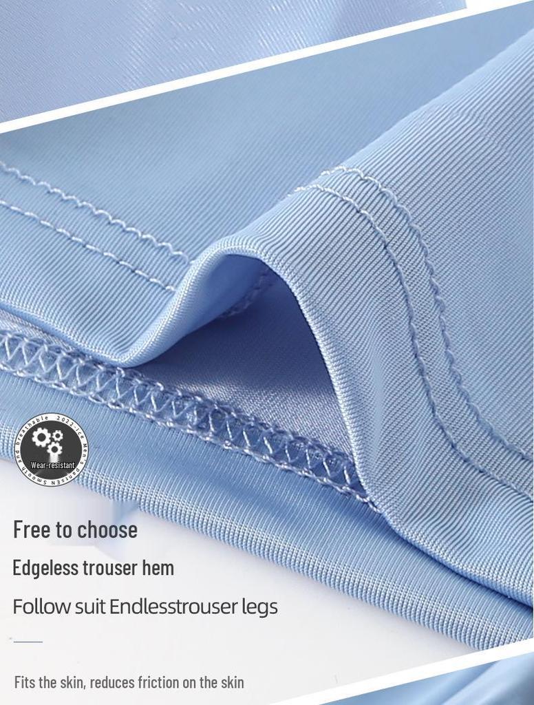 Men's Ice Silk Lightweight Briefs: Breathable, Youthful Comfort.