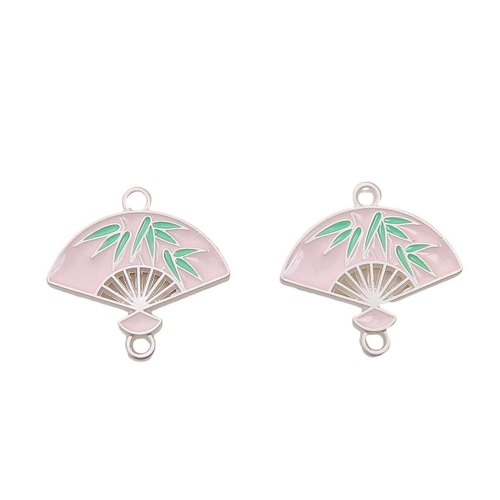 1pc/bag Alloy Matte Dripping Oil Pendant DIY Bracelet Necklace Earrings Jewelry Accessories