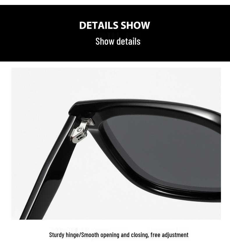 2242GM Trendy Polarized Sunglasses: Celebrity Style, UV Protection, Ideal for Driving