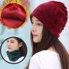 Autumn and Winter Warm Neck Warmer, Double-layer Face Mask, Cold-proof Neck Protection, Windproof, Versatile Neck Gaiter, Pullover Outdoor Knitted