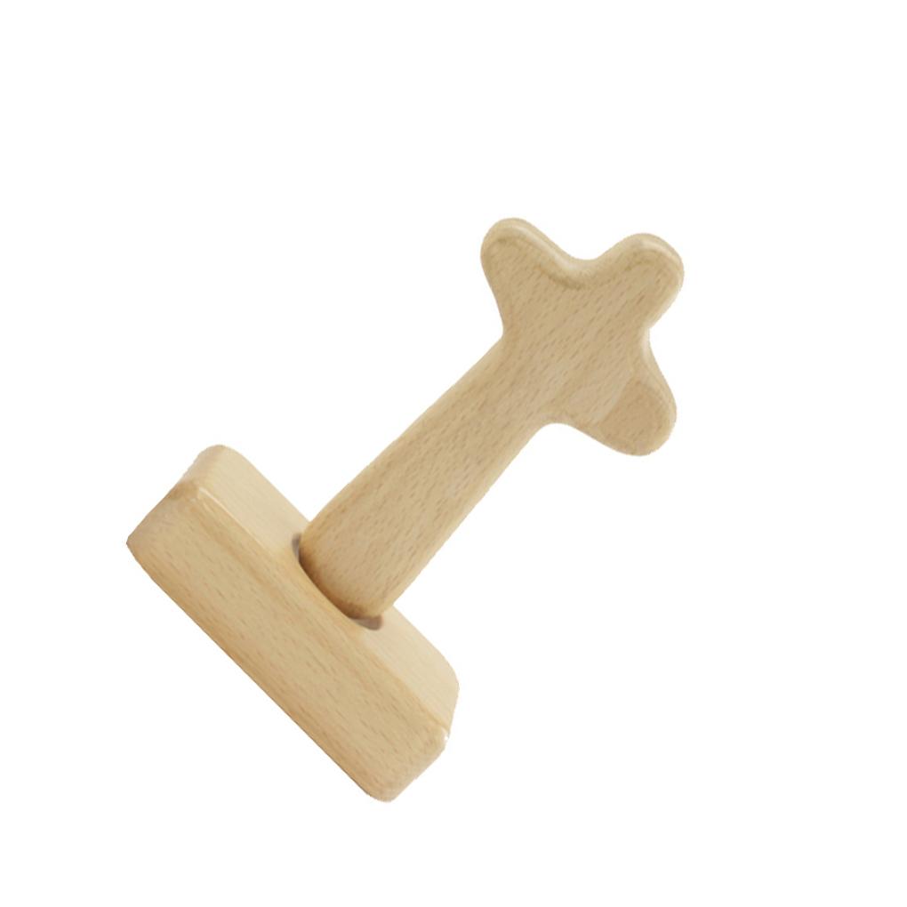 

Bamboo Wood Yellow Home Décor With Faith-Based Accents Wooden Cross Decoration Gift For Religious