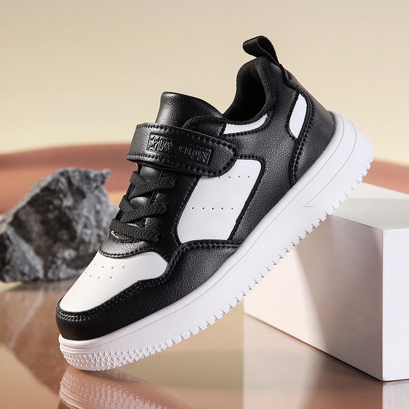 Student White Small 2025 Shoes New Leather White Sneakers 790 Girls Sports Campus Spring Kids Boys