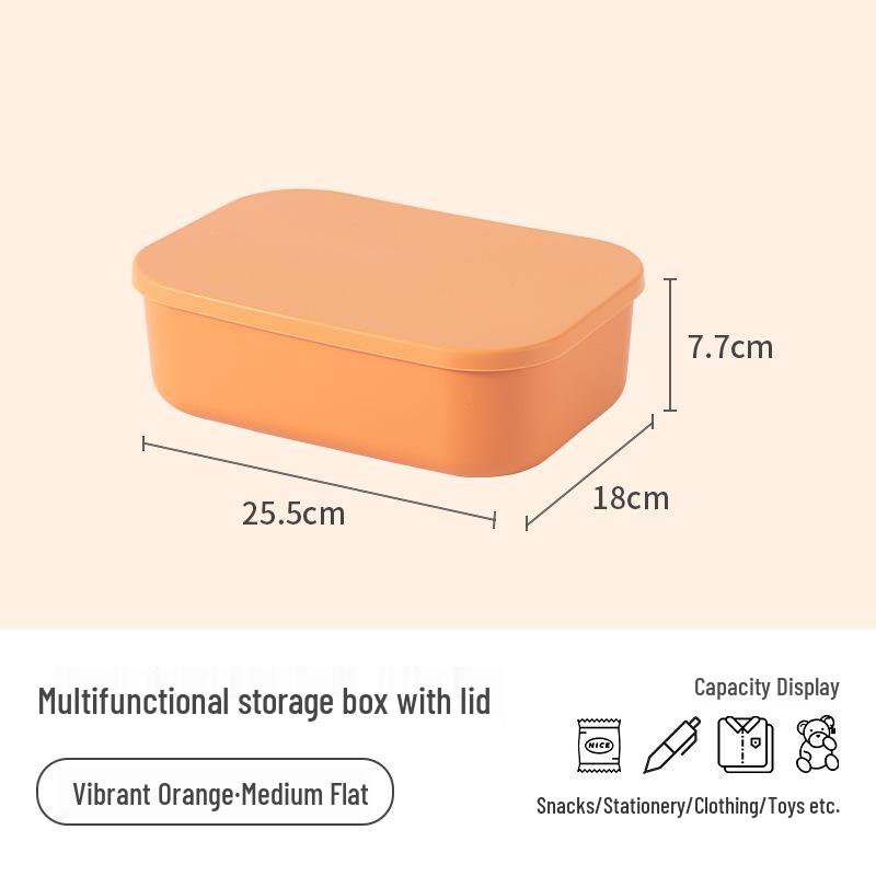 Stapelbarer Kunststoff-Aufbewahrungsbehälter für Haushalt, Wohnzimmer, Schlafzimmer, Studentenwohnheim - Spielzeug-Organizer