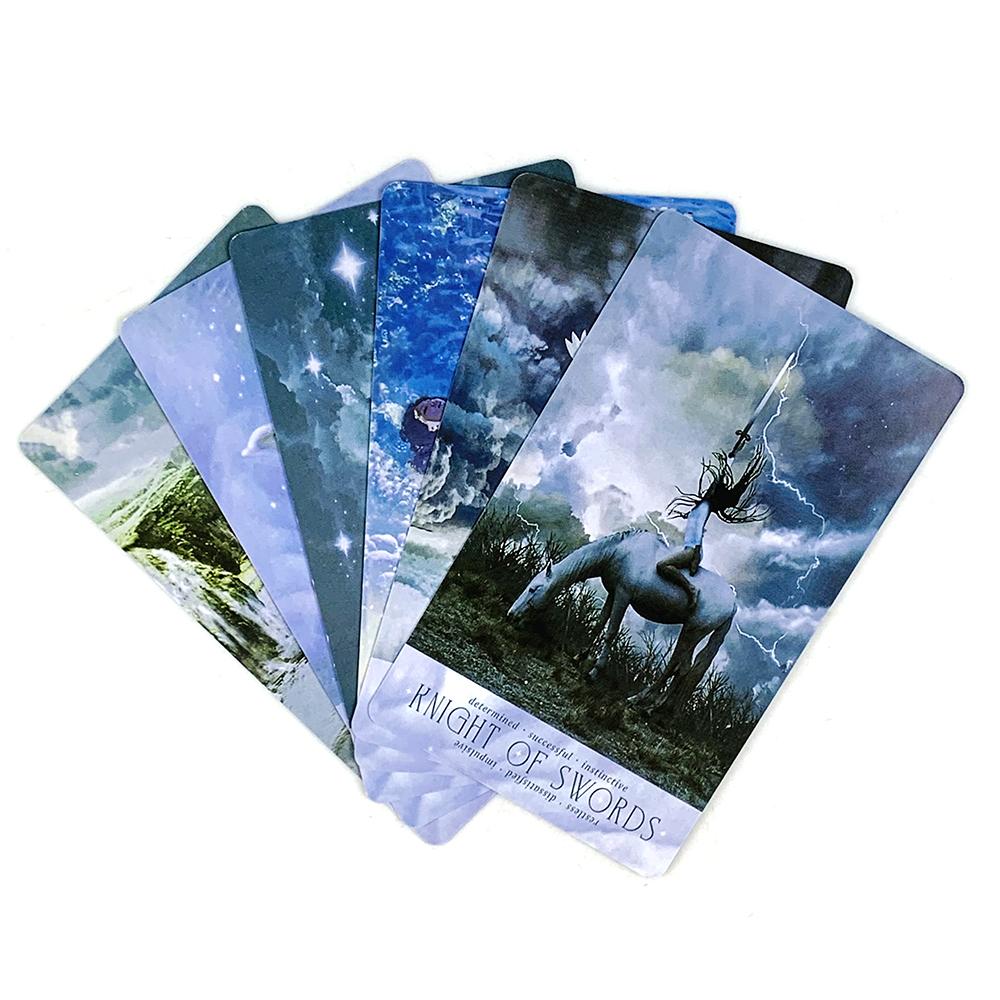 New Tarot Cards A 78 Exquisite Deck Oracle English Visions Divination Borad Playing Games,Family Leisure Entertainment Card Game