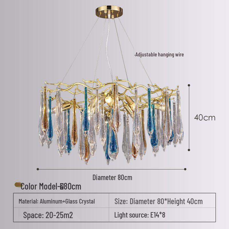 American Luxury Crystal Chandelier for Living, Dining, and Bedroom