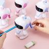 Alien Robot Cartoon Pencil Sharpener for Kids - Hand-Crank Sharpener for Primary Students