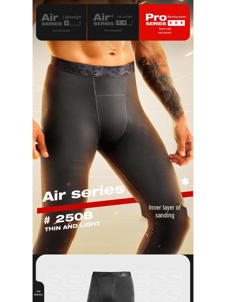 Men's Warm Velvet-Lined Cotton Trousers for Autumn and Winter