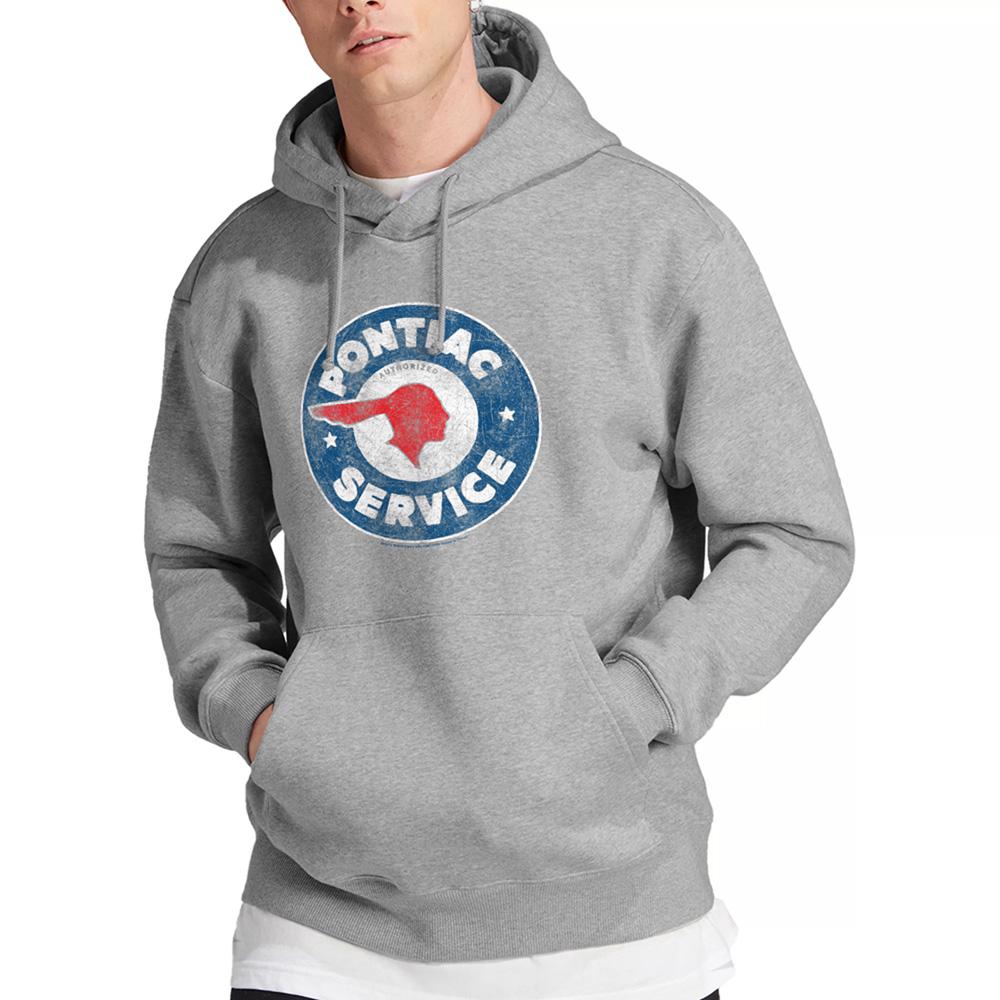Pontiac Unisex Adult Service Heather Hoodie