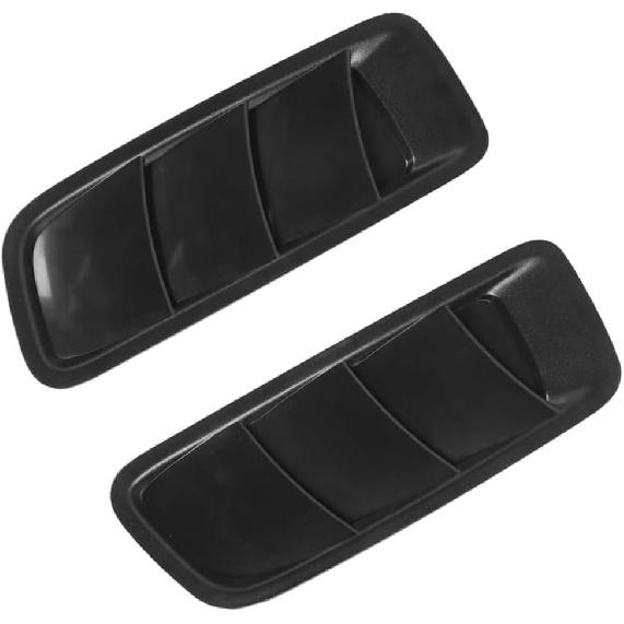 

MACHSWON Car Hood Vent Scoop Air Flow Vents Cover, ABS Plastic Black Intake Scoop Turbo Trim Cover, Compatible with Jeep Wrangler JL Gladiator JT