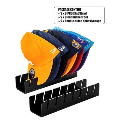 7 Löcher Acryl Hut Baseballkappe Präsentationsständer Langlebiger Klarer Acryl Hut Halter Für Zuhause Schrank Aufbewahrungsorganisation Geschäfte Dekor