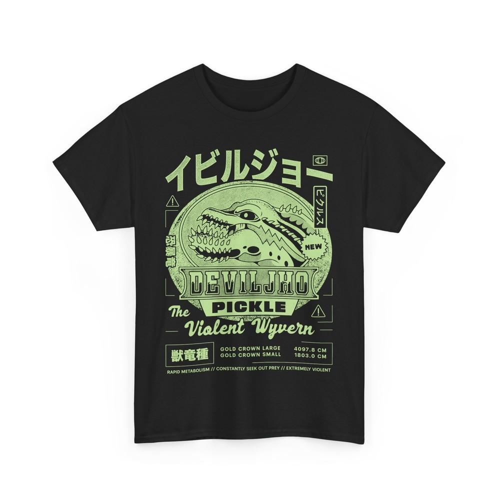 

Deviljho Pickle Grunge Unisex T-Shirt. Monster Hunter Video Game. Gaming Tee 2XL