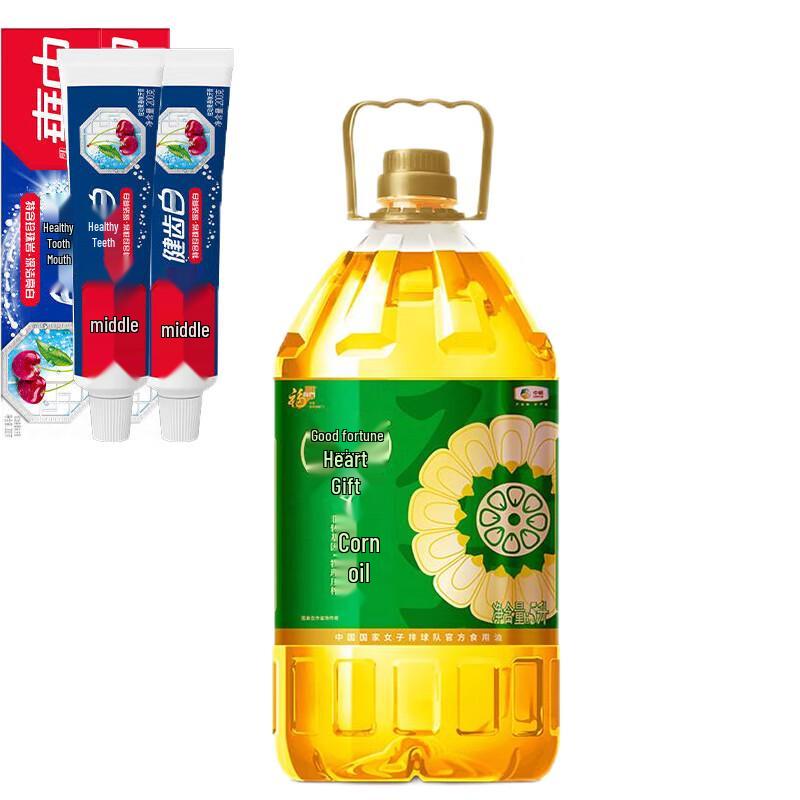 

Zhonghua Health White Toothpaste & Fulinmen Corn Oil Bundle