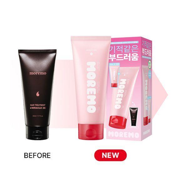 MOREMO Hair Treatment Miracle 2X 230ml Special Offer 2 Types (Choose Fragrance)