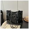 New women's retro casual large capacity fashion trend pendant underarm shoulder tote bag women