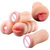 Men's Soft Vagina Anal Oral Masturbator Penis Massager Dildo Glans Exercise Male Masturbation Cup Adult Sex Toy for Male Adult G