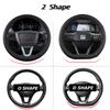 Seat ibiza 6L 6J 6P 6F KJ1 FR Araba Direksiyon Simidi Kılıfı PU Deri Kaymaz 9 Renk Oto Aksesuarları Hızlı Kargo
