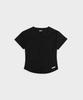 Mitayuseu Essential Basic Crop T-Shirt [Black]