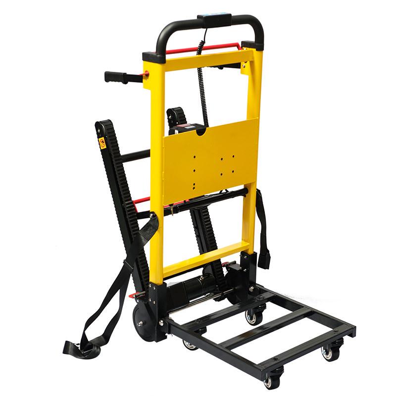 Electric Stair Climbing Cargo Lifter - Folding Cart for Transporting Building Materials and Goods