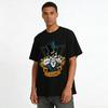 Vintage Casino Skull Gentleman Graphic Casual Top Pure cotton T-shirt
